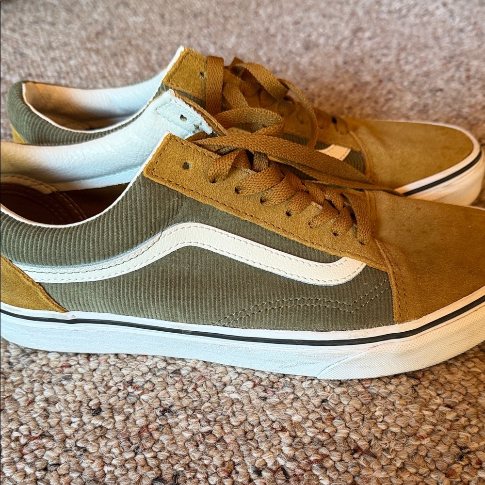 Olive & Tan Vans